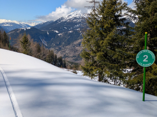Portes de la Vanoise, T2 vue piste, cœur station pietonne, LA NORMA